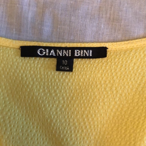 Gianni Bini yellow party dress - Picture 4 of 6